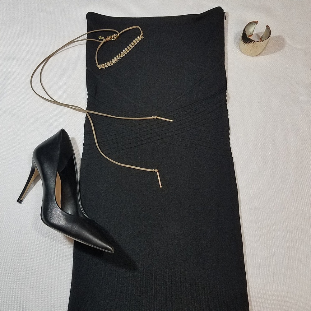 ZARA BLACK TUBE DRESS 🔥🔥🔥